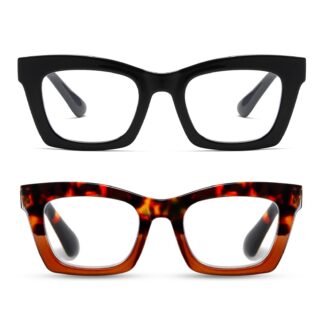 Sinise valguse filtriga lugemisprillid (2tk, +3.5)