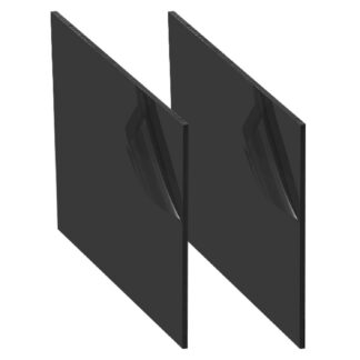 ABS-plastikplaat käsitööks, must (2tk, 20x30cm, 3mm)