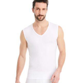 Meeste varrukateta alussärk, valge (s. S)