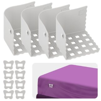 Silikoonist voodilina nurgahoidikud, hallid (4tk)