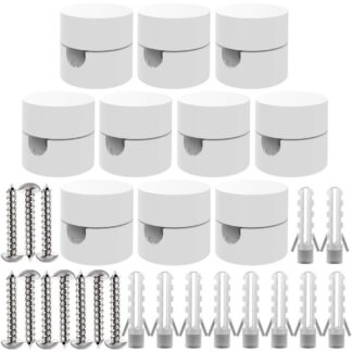 Juhtmehoidikud lakke, valged (10tk)