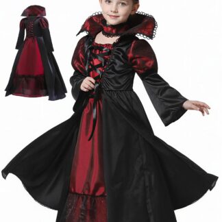 Vampiiri kostüüm tüdrukutele (s. 120-130cm)