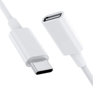 USB-C pikenduskaabel, valge (100cm)