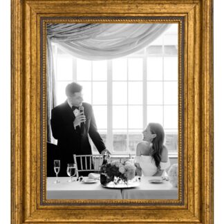 Barokkstiilis pildiraam, kuldne (18x24cm)