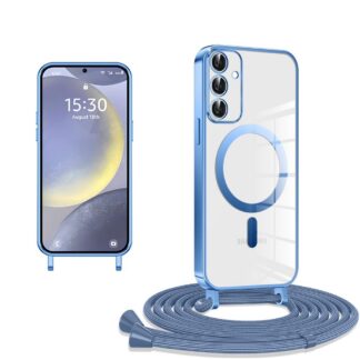 Samsung Galaxy S25 Plus 5G telefonikaaned rihmaga, sinine