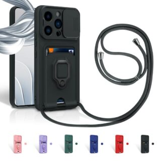 iPhone 15 Pro Max telefonikaaned, must, ketiga, kaamerakaitsmega