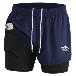 Meeste spordipüksid, tumesinine (2XL)