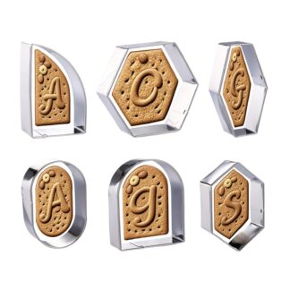 Geomeetrilised küpsisevormid (6tk)