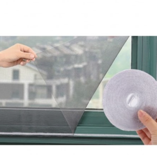 Hall putukavõrk aknale, lihtne kinnitada, 150x130 cm