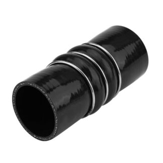 Vahejahuti silikoonvoolik, must