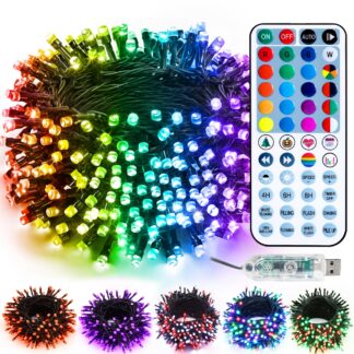 Dekoratiivne LED-valguskett, värvi muutev, puldiga (10m, 100 LED)