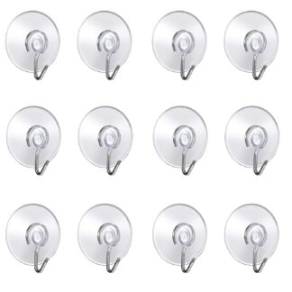 Väikesed iminapaga seinakonksud, plastikust (24tk)