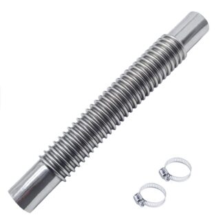 Generaatori väljalasketoru koos klambritega (20cm)