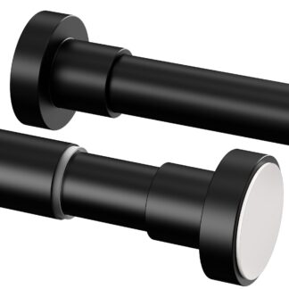 Pikendatav dušikardinapuu, pingega kinnitatav, must (72-175cm, 25mm)