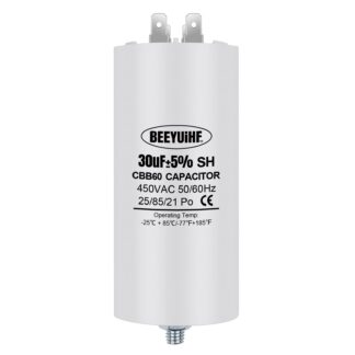 Käivituskondensaator CBB60 (30µF, 50x108mm)