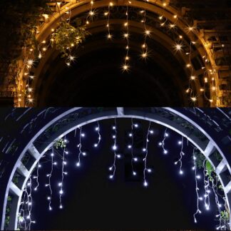 LED tulede kardin, soe ja külm valgus (9m, 300 LED)