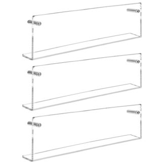 Akrüülist seinariiulid (3tk, 48cm)