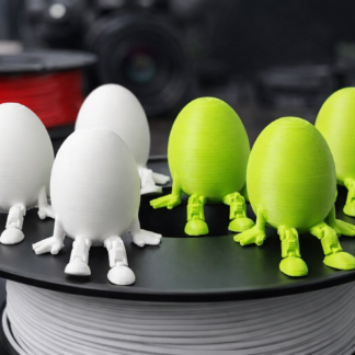 3D prinditud istuv muna, kanamuna suurune, kohalik Tootsi toode, 1 tk, juhuslik värv