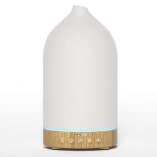 Keraamiline ultraheli difuuser, valge (200ml, 7 LED)