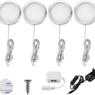 LED kapivalgustid, soe valgus (4tk)