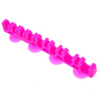 Meigipintslite komplekt hoidikuga, must (2tk, 20x3.5cm)