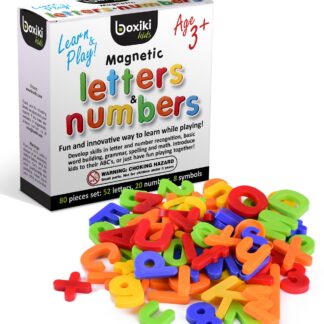 Magnetilised tähed ja numbrid (80tk)