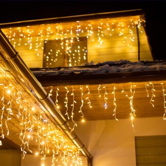 LED jääpurikad-valguskett, soe valgus (20m, 880 LED)