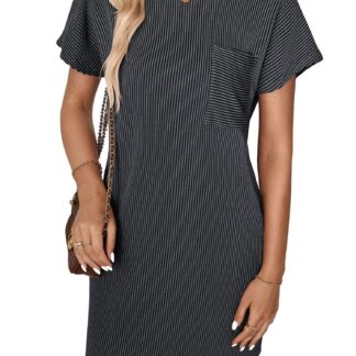 Lühikeste varrukatega soonikkoes rannakleit (One Size)S-L