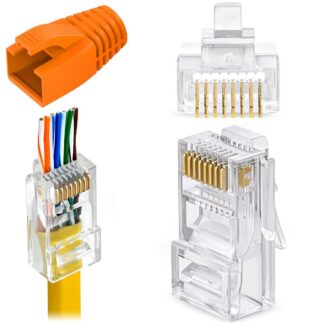 RJ45 CAT6 võrgupistikud (25tk)
