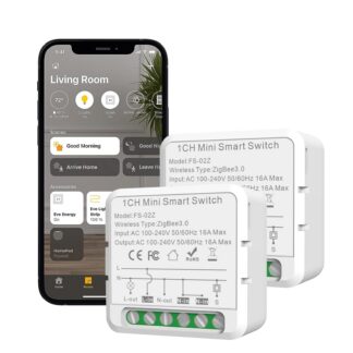 Nutikas lülitimoodul Zigbee, must