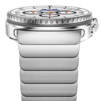 Metallist kellarihm Samsung Galaxy Watch 8 jaoks, hõbedane (40-44mm)