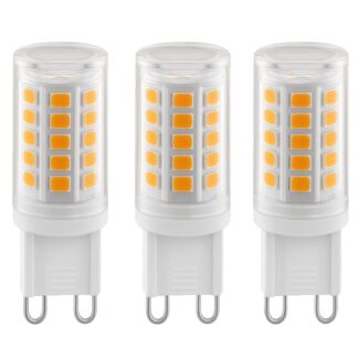 LED pirnid G9, soe valgus (10tk, 3W, 430lm)