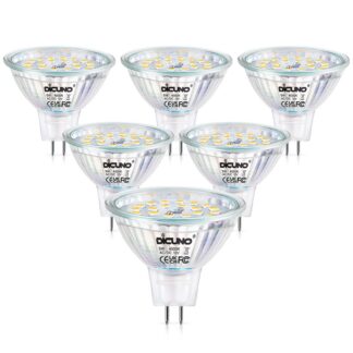 Hämardatavad GU5.3 LED pirnid, 4000K (6tk)