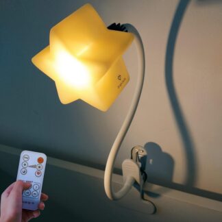 Lastetoa klambriga LED-öölamp