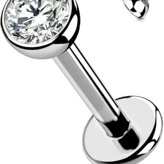 Titaanist piercingu-ehe huulele ja kõrvale (16G, 6/8/10/12mm)