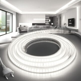 Veekindel LED neoonriba, valge valgus (5m)