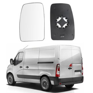 Vasakpoolne peegliklaas autole Renault Master 2010-2021 Opel Movano 2010-2023 Nissan NV400
