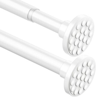 Pikendatav kardinapuu, pingega kinnitatav, valge (85-220cm, Ø32mm)