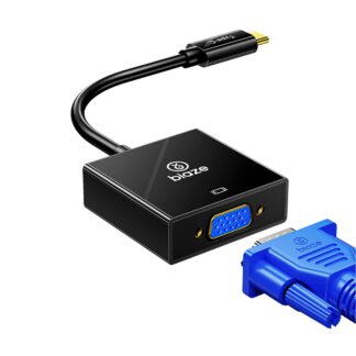 USB-C ja VGA adapter, Full HD, must