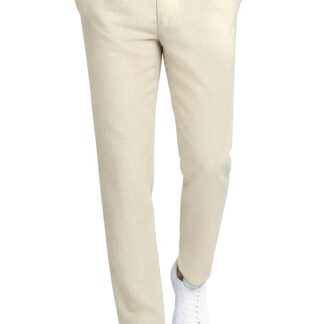 Meeste chino-püksid vööga, khaki (W32)