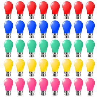 Värvilised LED lambid (~40tk, 1W, B22)