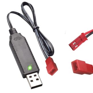 USB-laadimiskaabel kaugjuhtimisega mänguasjadele (3.7V, JST 2PIN)