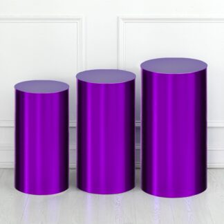 Venivad silindrilised postamendi katted, lilla (3tk, S)