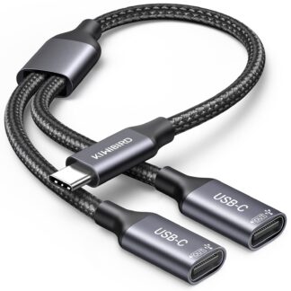 USB-C jagaja-adapter laadimiseks ja andmeedastuseks