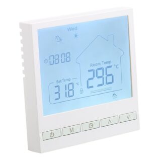 Programmeeritav digitaalne termostaat, valge (230V, 20A)