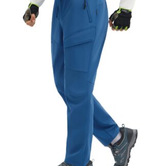 Meeste softshell matkapüksid, vett-tõrjuvad, sinine (XL)