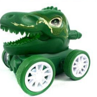 Dinosaurusega mänguauto, tagasitõmmatav, 8x8 cm, juhuslik värv, 1 tk