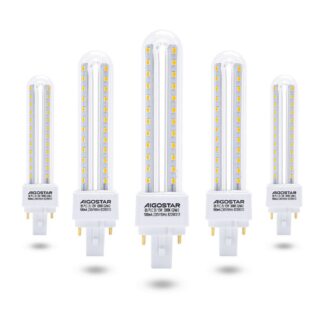 LED pirnid, soe valgus, 12W (5tk, G24)