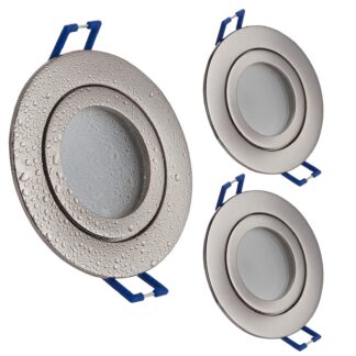 Süvistatavad LED-valgustid, soe valgus (3tk, Ø6.5cm)