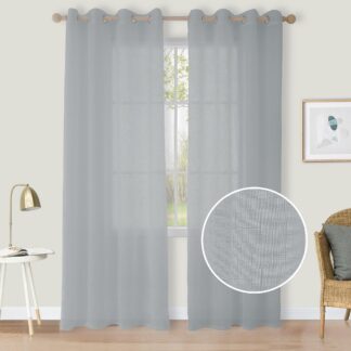 Öösidega õhulised kardinad (2tk, 140x225cm)